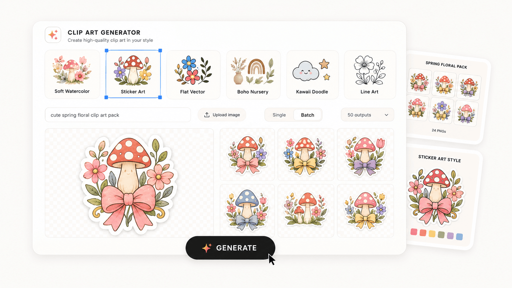 Optimsy Clip Art Studio unified workspace demo preview