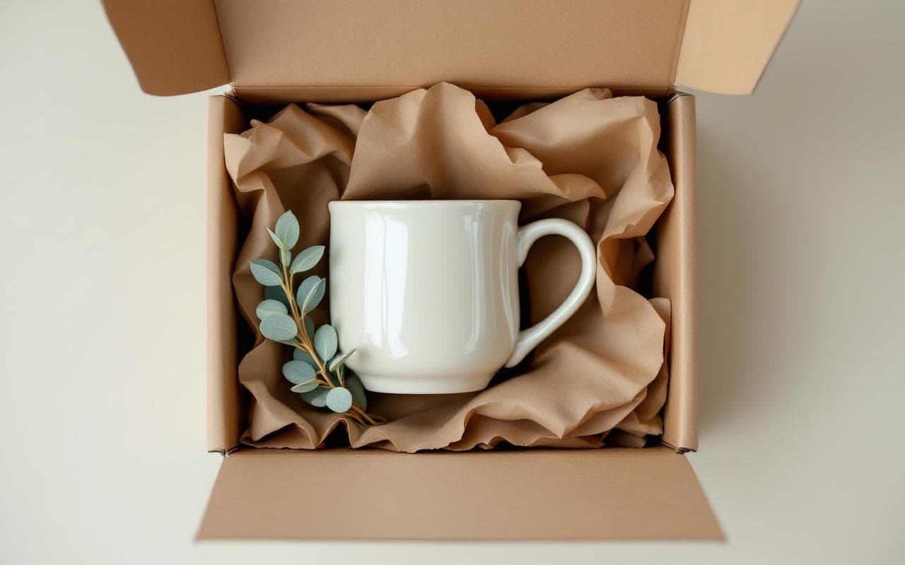 Packaging · kraft gift box unboxing