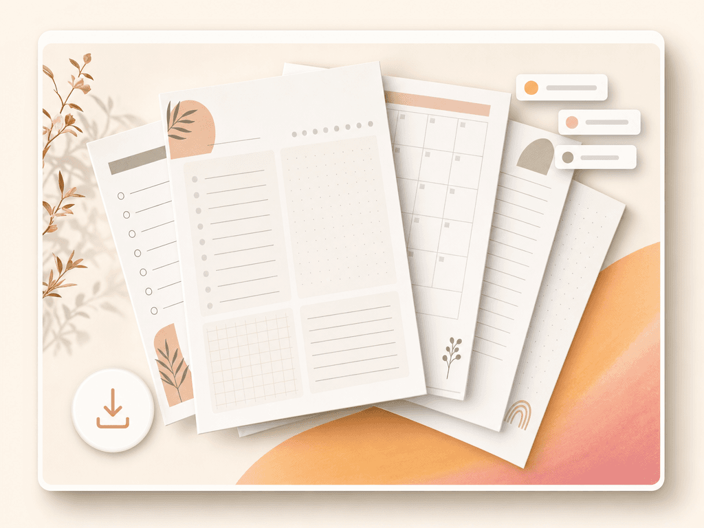 Digital downloads use case — Instant-download keywords, file-format signals, and buyer-intent phrasing in every output.
