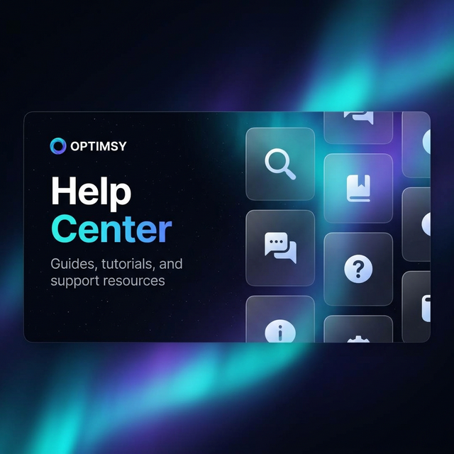 Help Center — Guides & Support for Every Optimsy Tool